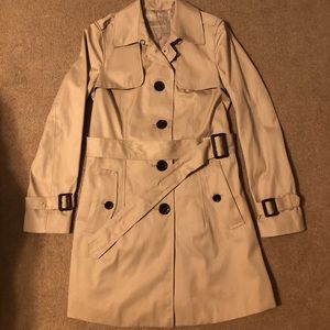 Beige Dress Trench Coat